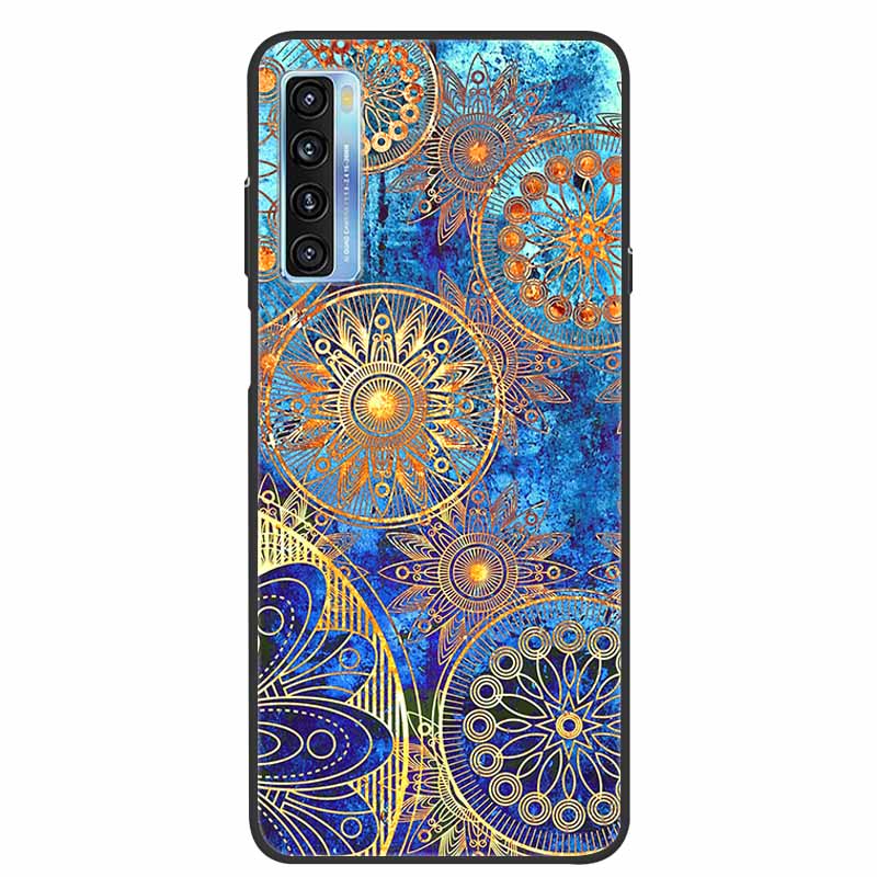 For TCL 20L Case Cute Painted Soft Silicone Back Cover for TCL 20L+ Plus T775H Phone Cases TPU Bumper For TCL 20S 20 L T774H