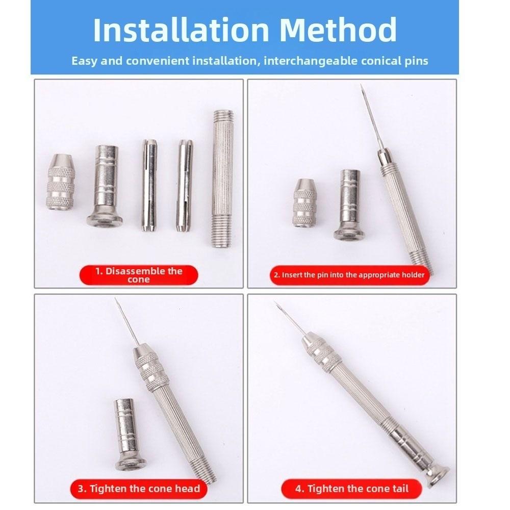 9 Pcs/set Nylon Thread Leather Sewing Kit Hand Quilting Needles  Leather Repair Sewing Tool