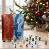 2025 New Christmas Advent Calendar Acrylic 24 Day Countdown with Dragon Ornament Decor for Xmas Tree Window Door Tree Party Car