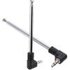 Bingfu Mini FM Radio Antenna 3.5mm Male Telescopic FM Antenna Portable 2-Pack Compatible with Indoor Stereo Receiver AV Audio Video Home Theater