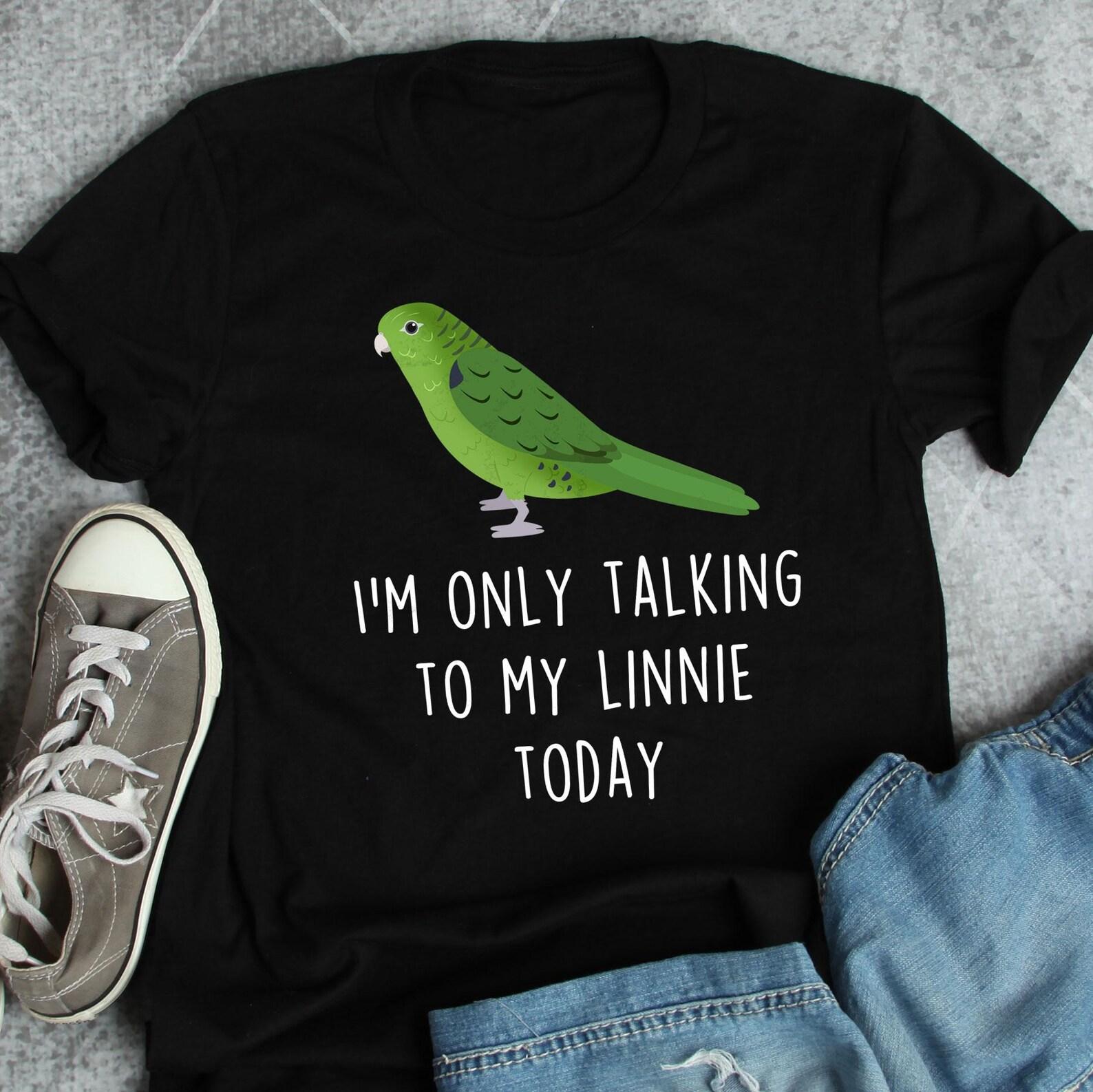 Lineolated Parakeet Shirt, Green Linnie, , , Funny Bird Lover Gift, Cute Barred Parakeet T-shirt Parrot Tshirt Pet Tee Mom Dad 110