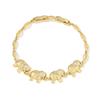 Hot Sale Bohemian Wind Devil's Eye Baby Elephant Copper Bracelet Female Cartoon Fun Jewelry Holiday Jewelry