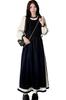 Chubikime Layered Dress Long Soft and Plus Perfect for and Spring Women's 2-Piece Set, Sleeves, Thick, Warm, A-Line, Stylish, Casual, Formal, Sizes,