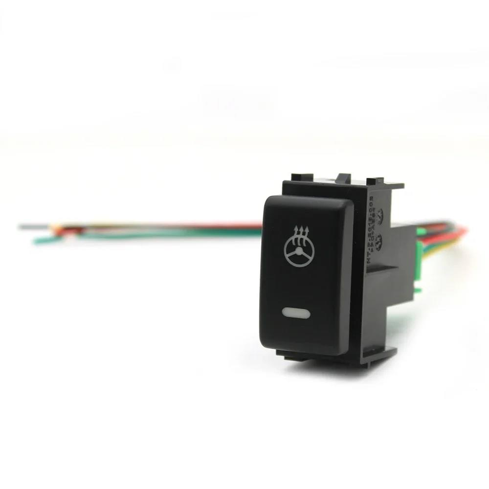 1PC Orange Led Button Switch with Wiring Connector for Nissan Navara NP300 X-Trail Pathfinder 12V Switches4
