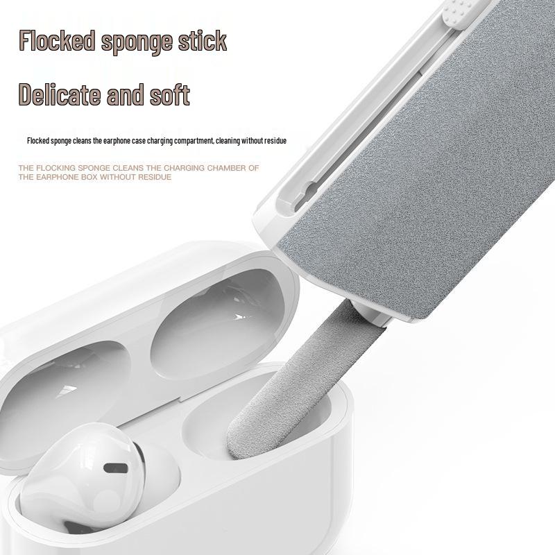 Multifunctional Earphone Cleaning Pen & Dust Removal Spray for TWS Earbuds, Computers, and Phones