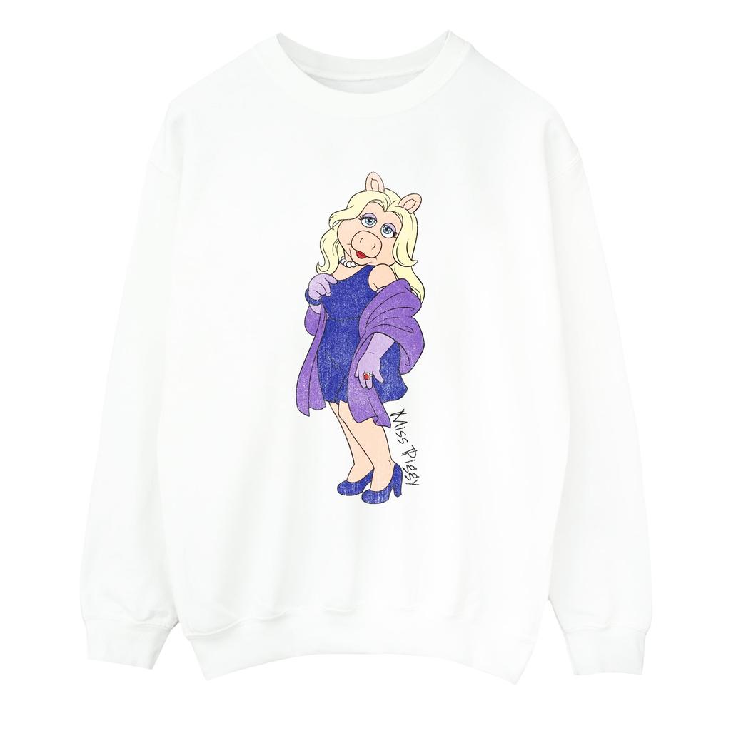 Disney Womens/Ladies The Muppets Classic Miss Piggy Sweatshirt