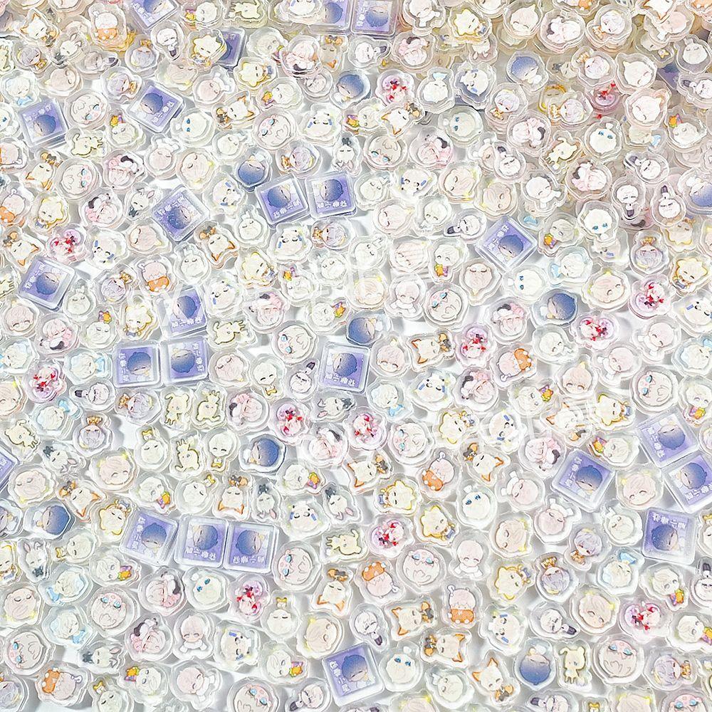 1/2/4CM Love and Deepspace 99-200Pcs Acrylic Sheet Sylus Rafayel Zayne Xavier Caleb Coin Wish Scroll Anime Distribution Fan Gift