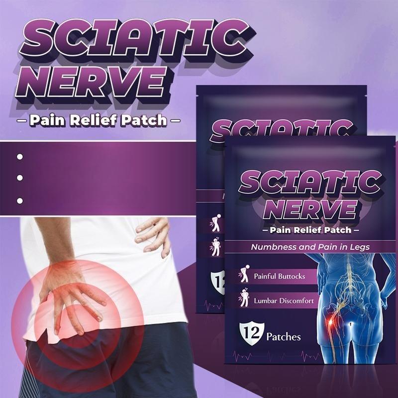 12Pcs/set Sciatic Nerve Pain Relief Patch Muscle Joint Care Sticker Hip Ache Plaster