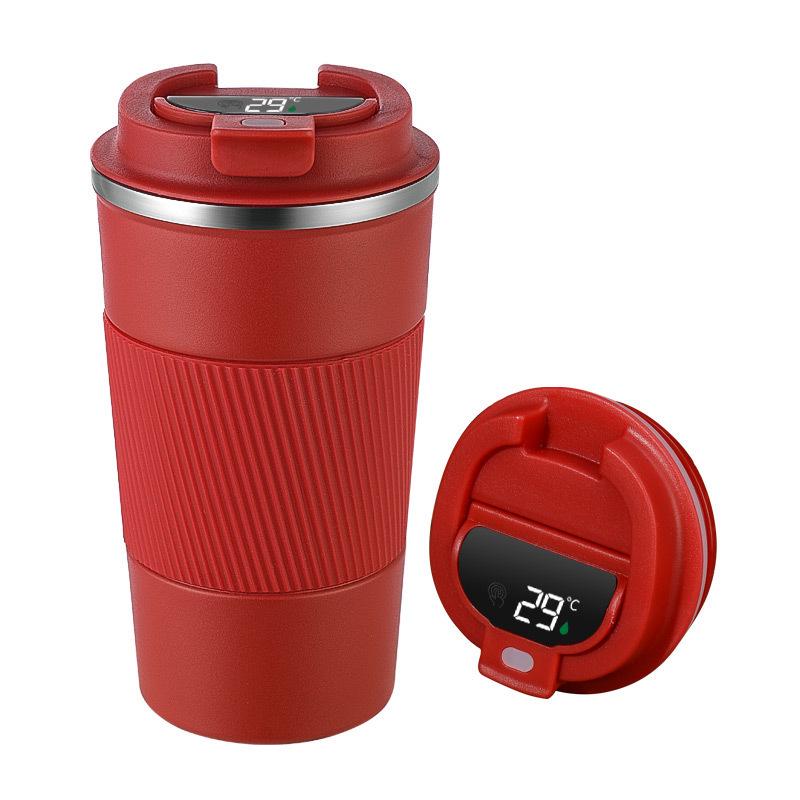 316 Stainless Steel Smart Display Insulated Coffee Mug, Large Capacity with Custom Logo