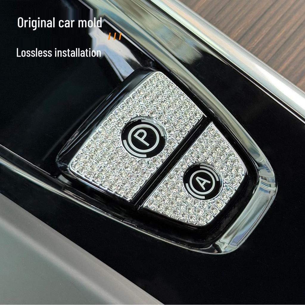 Volvo XC60/XC90/S90/S60/V90/V60 Diamond Center Console Start Button & Gear Shift Frame Decor