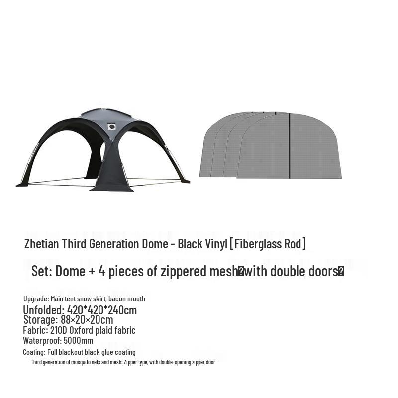 ZISIZ Sky-Covering II Dome Camping Tent
