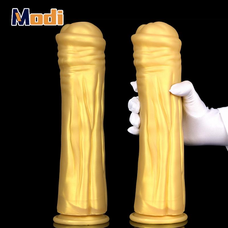 MoDi Obrovský anální dildo popruh na masturbátory Sexuální hračky pro ženy Muži Dildo s velkým análním kolíkem pro ženy