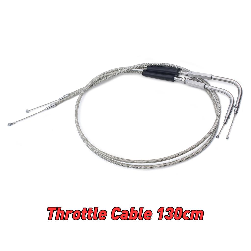 Motorcycle Parts Throttle Cable 90cm 110cm 130cm 150cm For Harley Sportster 1200 Custom Anniversary XLH1200C Police XL1200CP