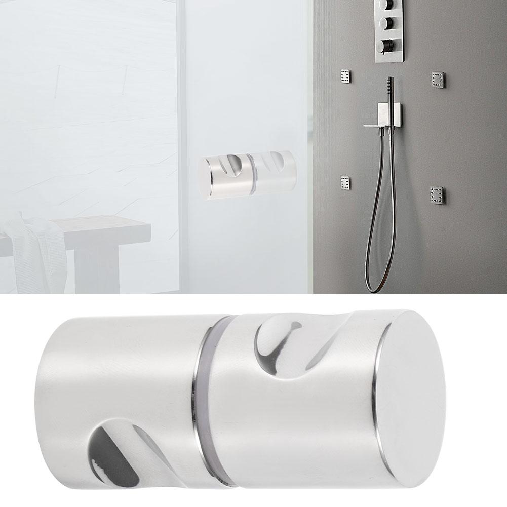 Haushalt 304 Edelstahl Glastürgriff Zugknopf Badezimmer Duschraum Zubehör
