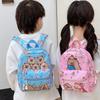 Capybara Cartoon Printed Backpack Children Schoolbag Fashion Leisure Travel Bag