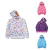 Vibrant Camouflage Hoodie Shark Printing Warm Streetwear For Men Women