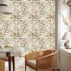 Spring Flowers Wallpaper in Watercolor Style for Living Room and Bedroom 50x1000