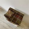 Scarf Winter Women's New Korean Double-sided Plaid Warm Scarf Versatile Fashion Knitted Senior Student