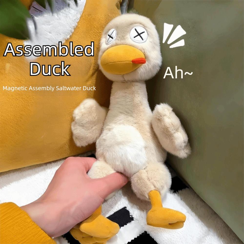 Funny Duck Plush Toys Simulation Cartoon Plush Duck Doll Creative Fun Stuffed Animal  Sleeping Gift