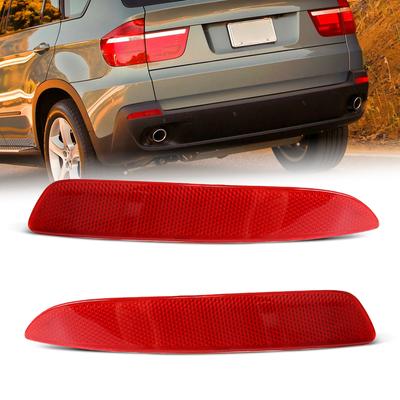 63217158949 63217158950 2Pcs Reflective Strips For BMW X5 E70 2007-2010 Rear Bumper Reflector Tail Brake Warning Stop Light