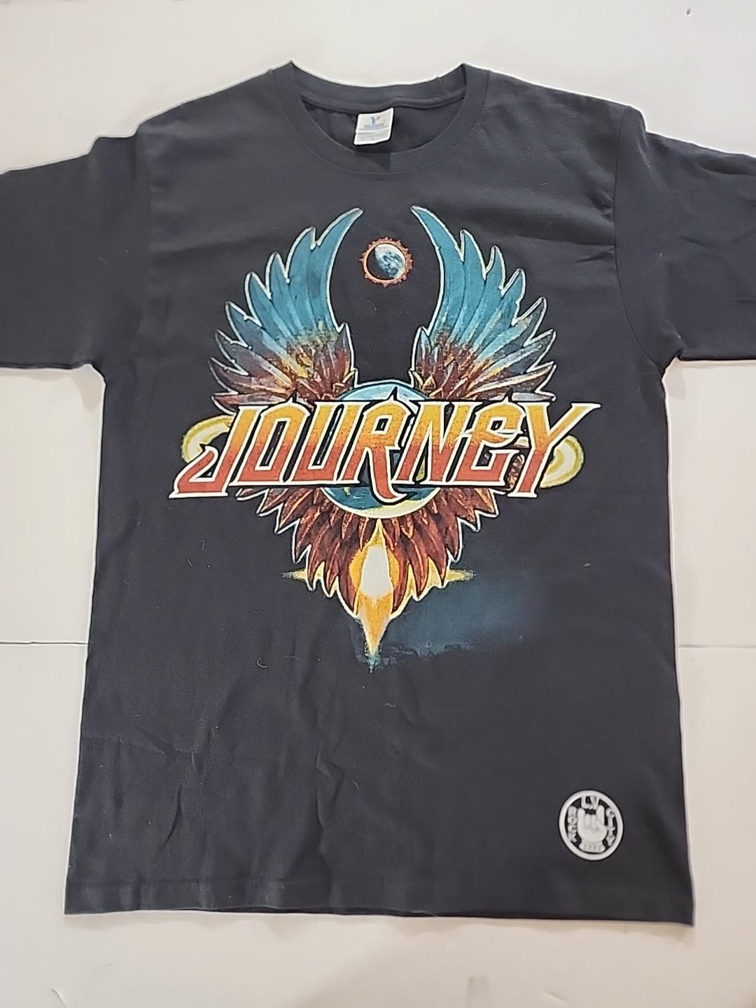 Journey Classic Wings 2 Sided Graphic Black T Shirt Size Medium New Unisex T-Shirt M