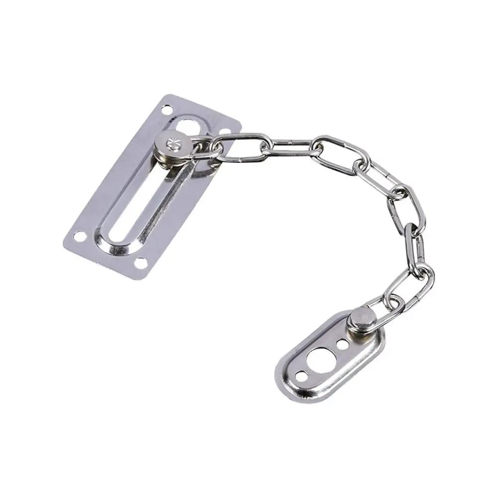 Polished Latch Door Lock Safety Chain Guard Spring Guard Accessories Window Safety Lock Anti Theft Limiter Door Chain Lock Door