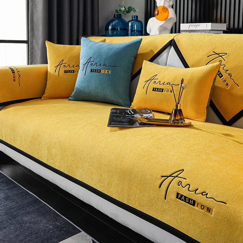 1 buc Husă de canapea anti-murdară, anti-alunecare, pernă de covoraș pentru câini, all-inclusive, detașabilă, cu mai multe dimensiuni, prosop de canapea de colț Prosop de canapea secțională