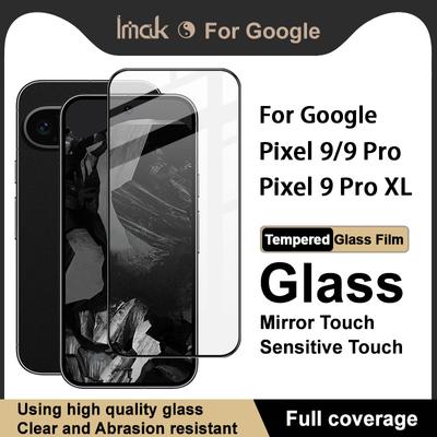 For Google Pixel 9 Pro XL Glass IMAK Full Coverage Tempered Glass Film Pro+ Series