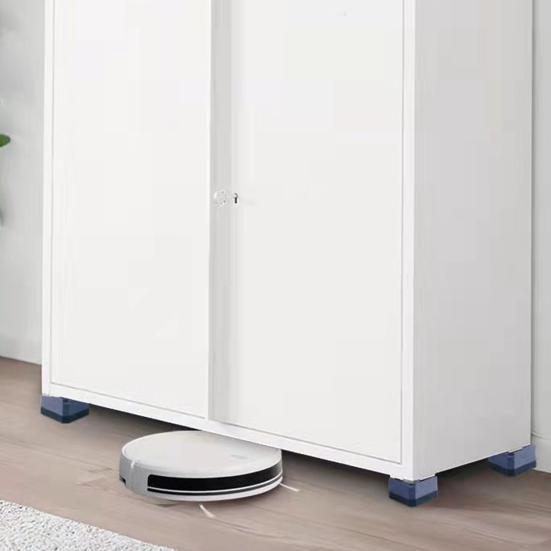 4 Piezas Elevador de Muebles Rectangular Apilable de Alta Resistencia Elevador de Cama Antideslizante Lavadora Refrigerador Escritorio Sofá Silla Pata Elevación Altura