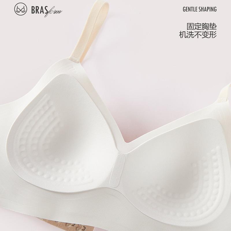 Women S Seamless Wireless Push Up Bra Thin Breathable Summer Underwear