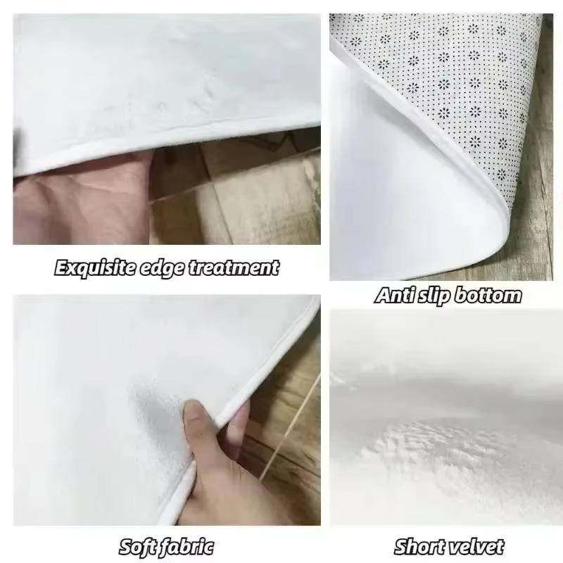 Basketball Court Carpet Boy's Room Area Rug for Living Room Home Sofa Table Crawling Carpet Anti Slip Floor Mat