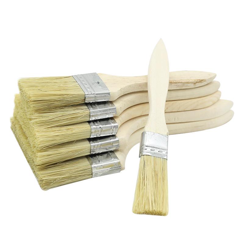 Industrie-Farb- und Reinigungsbürstenset – Weiche & Harte Borsten, Langer Griff für Kleber, Farbe und Detailarbeiten