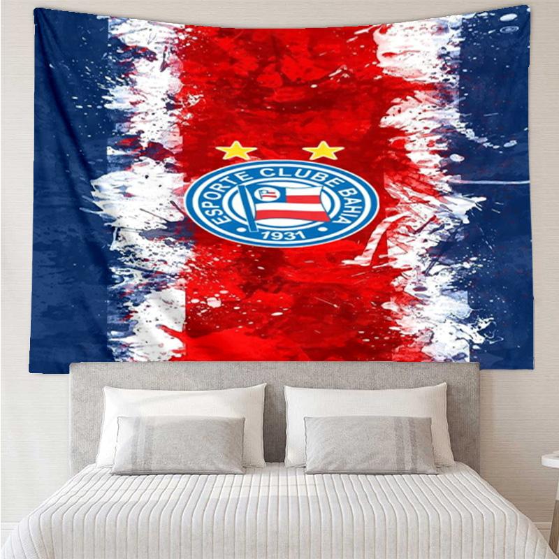 1PC Ba-hia Sports Club Emblem Printed Tapestry Room Decoration Wall Hanging for Living Room Bedroom, dormitory, Birthday and Christmas gifts