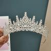 1pc Luxury Jewelry Hair Accessories Exquisite Rhinestone Tiaras for Party Weddings Photography Props Perfect Gift Women's Crown