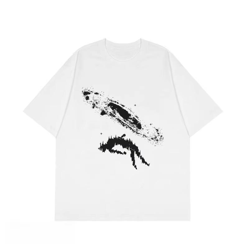 Men Graphic TShirts Oversized Cotton High Quality Vintage Harajuku Fashion Short Sleeve Tops Tee Y2k Streetwear Clothing Kaws