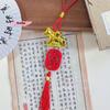 S-1Pc Chinese Zodiac Horse Lucky Pendant Car Hanging Ornament Chinese Spring Festival Wall Hanging Ornaments Accessories Gifts