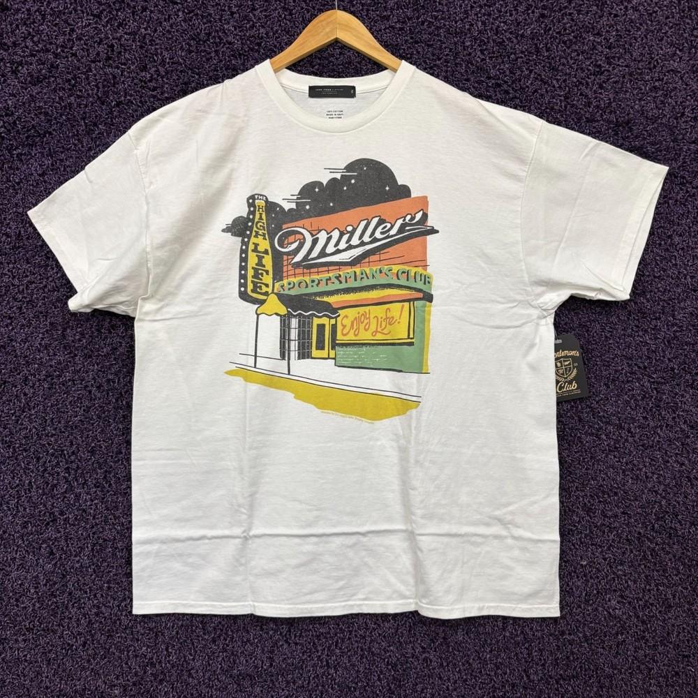 Miller High Life Sportsman039s Club TShirt Size XXL Unisex T-Shirt M