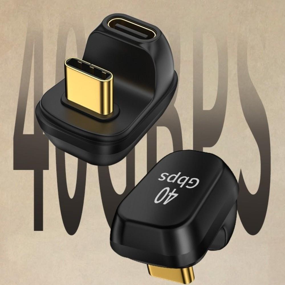 Male to Female USB C Adapter 180 Degree Angle USB C Converter Steam Deck Accessories