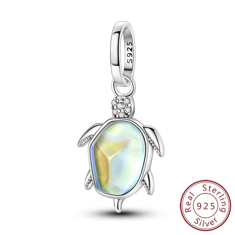 Real Copper Zircon Butterfly Travel Pendant Charms Beads Fit Original Mula Necklace Bracelet Women Jewelry