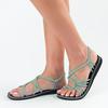 Plus Size Women's Summer Beach Rope Knot Thong Sandals