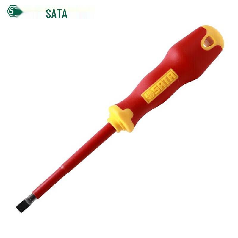 SATA T-Series VDE Insulated Flat-Head Screwdriver
