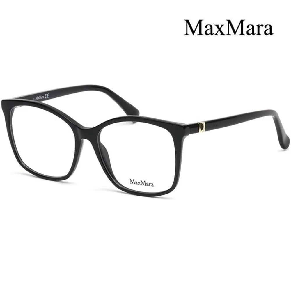 MaxMara Eyeglass Frames MM5023 001 Men s & Women s Horn-rimmed