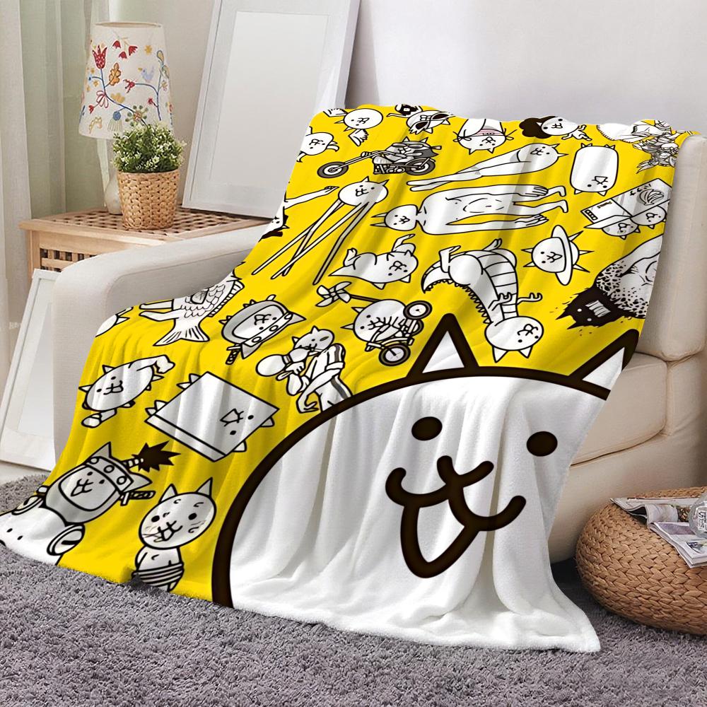Coperta in Flanella The Battle Cats: Morbido Amico dei Bambini Caldo Antistatico Tutte le Stagioni Lavabile Divano Letto Casa