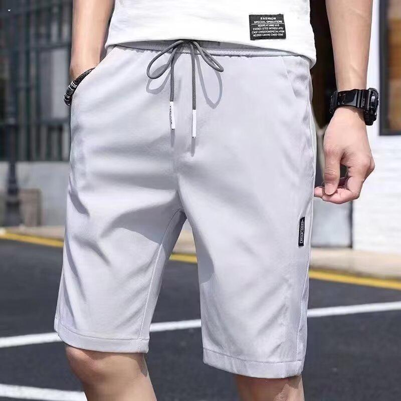 

Men s Loose Fit Casual Shorts - Trendy Summer Work & Sports Breeches 2XL світло-сірий колір