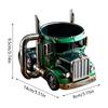 Truck Coffee Mug Creative Semi-Trailer-Shaped Beer Cups Traveling Coffee Cups Ice Milk Cups for Tea Juice Milk Latte Hot