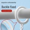 Silent Roman Rod Curtain Rings - Thickened Nano Buckles for Universal Curtain Hanging