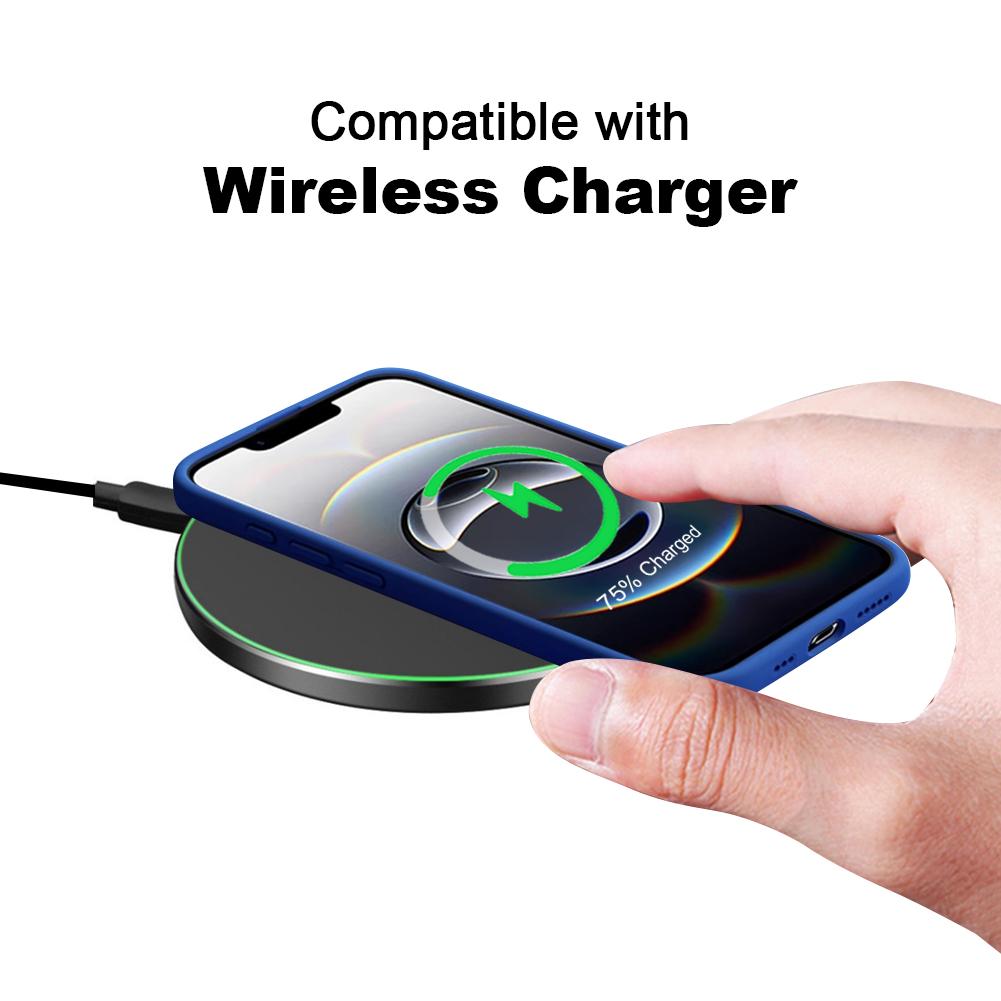 Für iPhone 16e Flüssigsilikonhülle Rutschfeste Handy-Schutzhülle Wasserdichte Leichte Handyhülle Ultradünne Handy-Rückseite