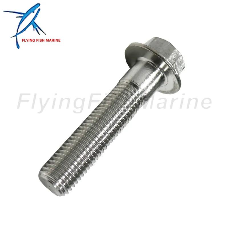 Outboard Motor 90105-10M00 90105-10M67 18-6246 Trim Tab Anode Flange Bolt for Yamaha 50HP-350HP, T85-00000012 for Parsun HDX