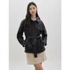 Cc Collect. Belted Leather Jacket C263psf151
