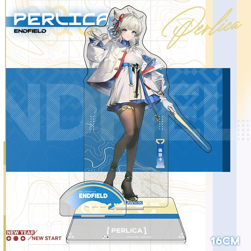 

Game Arknights Endfield Chen Qianyu Gilberta Perlica Cosplay Standing Plate Kawaii Acrylic Figure Stand Accessory Ornament Props 16CM